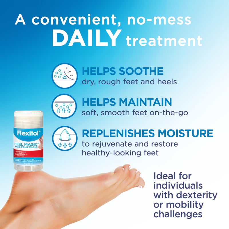 Flexitol Heel Magic For Dry Skin or Rough Heels with Shea Butter & Vitamin E, 2.5 Ounce - Image 5