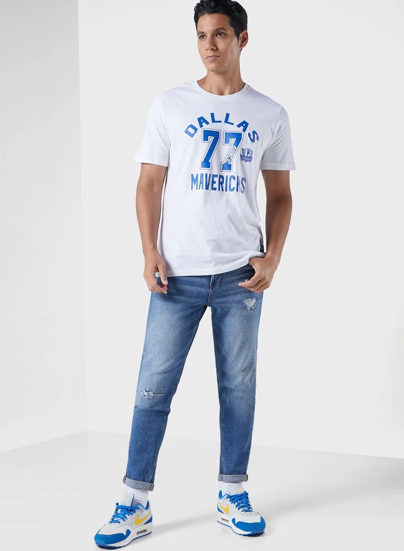 Nba  NBA Doncic Luka Dallas Mavericks Flip Mode N&N T-Shirt for Men | Best Price UAE