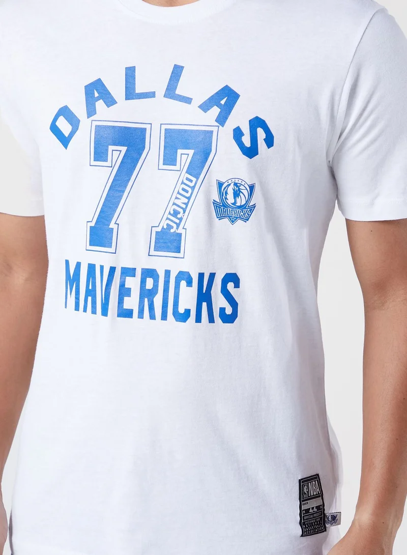 Nba  NBA Doncic Luka Dallas Mavericks Flip Mode N&N T-Shirt for Men | Best Price UAE