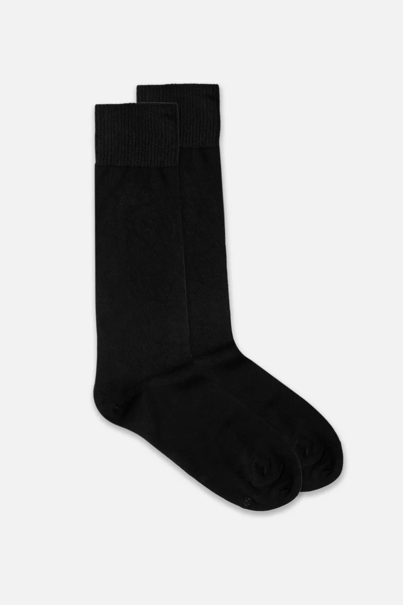 Mısırlı Egyptian Men's Bamboo Single Black Long Socks M 62500 Si