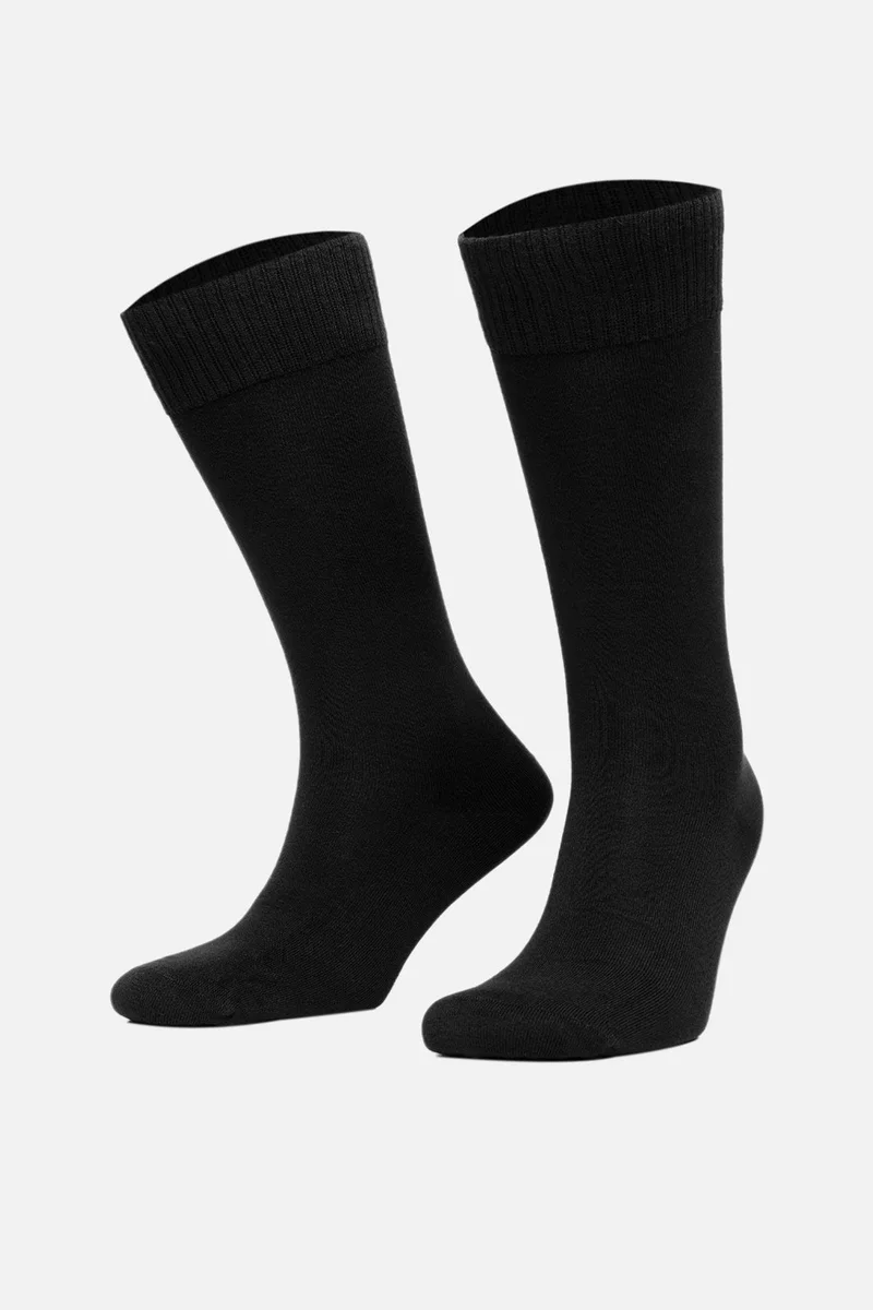 Mısırlı Egyptian Men's Bamboo Single Black Long Socks M 62500 Si