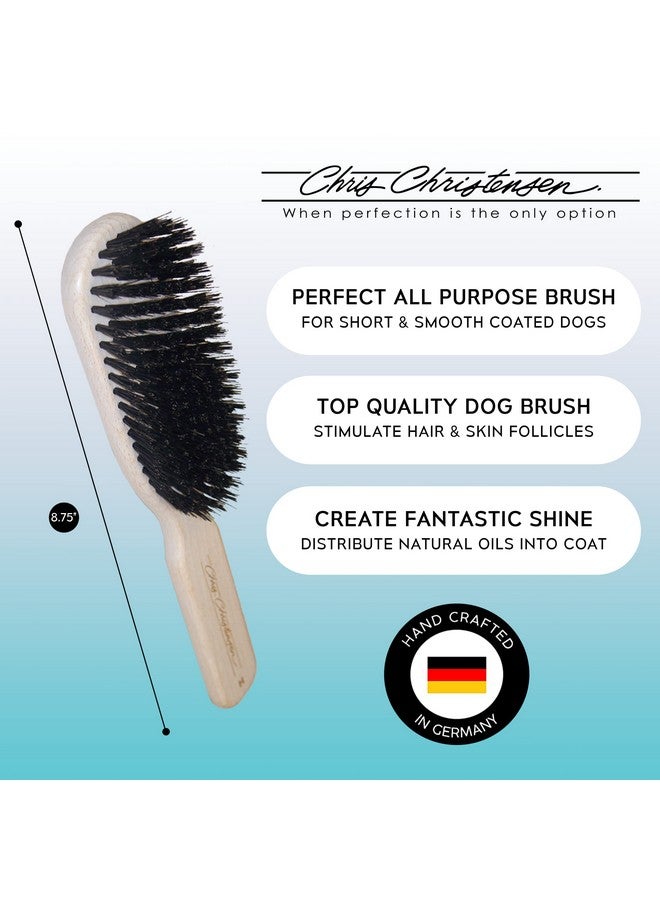 Chris Christensen Boar Dog Brush, Groom Like A Professional, Natural Boar Bristles, Beech Wood Handle, Distributes Natural Oils Making For A Healthy Coat - Image 2