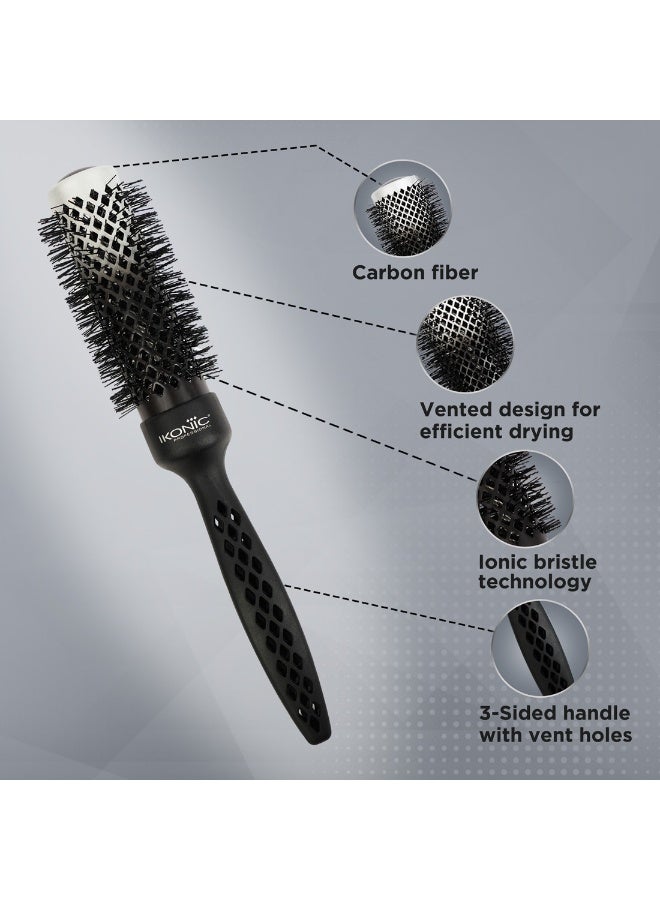أي كونيك فرشاة أيكونيك الدائرية لتجفيف الشعر Chameleon CCB32 – بتقنية حرارية متفاعلة وأيونية، مضادة للتجعد، مناسبة للتموجات والتمليس والتنعيم وإضافة الحجم، للاستخدام الشخصي والمهني، ولجميع أنواع الشعر - Image 4
