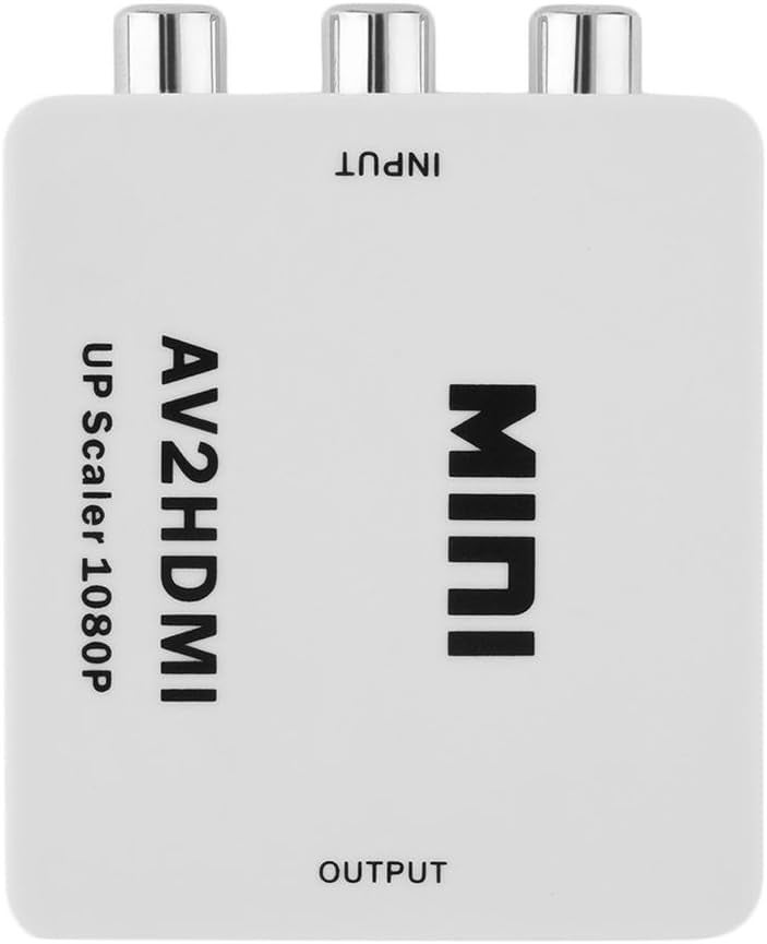 SANCY محول SANCY AV إلى HDMI، RCA إلى HDMI، محول AV2HDTV AV CVBS مركب إلى HDMI فيديو وصوت 1080P يدعم تنسيق PAL/NTSC لجهاز PS2، PS3، صندوق التلفاز، STB، VHS، كاميرا، DVD - Image 2