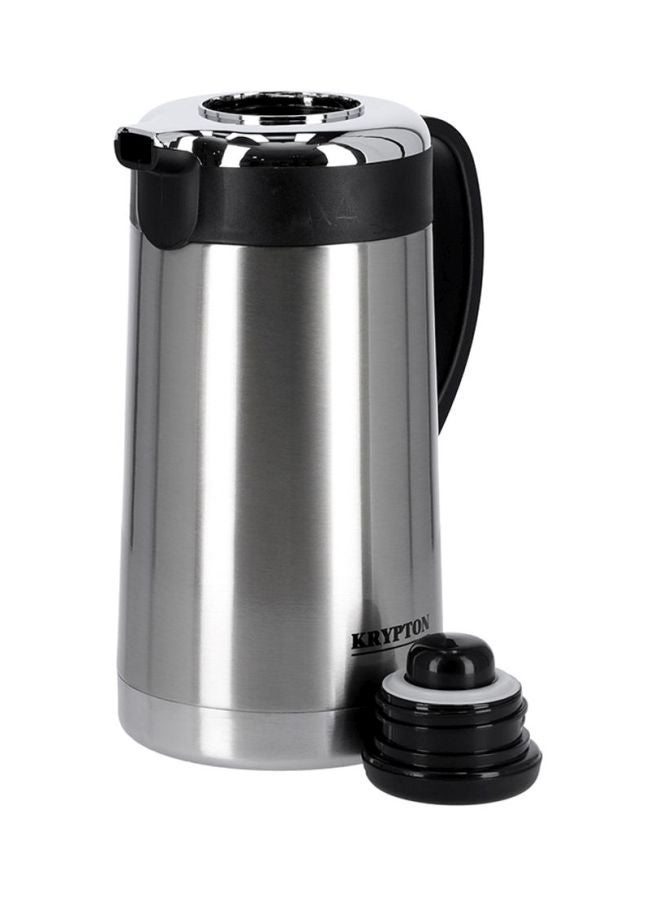 KRYPTON Stainless Steel Vacuum Flask Silver/Black 1.6Liters - Image 2