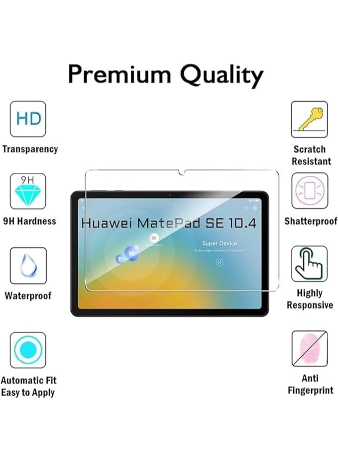 Lynacz Original Screen Protector for Huawei MatePad SE 10.4 2023 - Tempered Glass 2 Pack - Transparent - Image 5