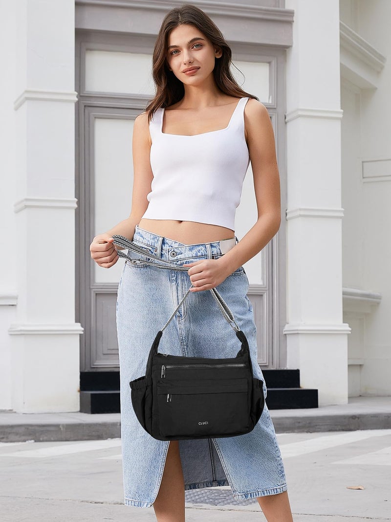 CLUCI Travel Purses for Women, Waterproof Nylon Crossbody Bags for Woman Trendy, Anti Theft Shoulder Handbags for Ladies - Image 2
