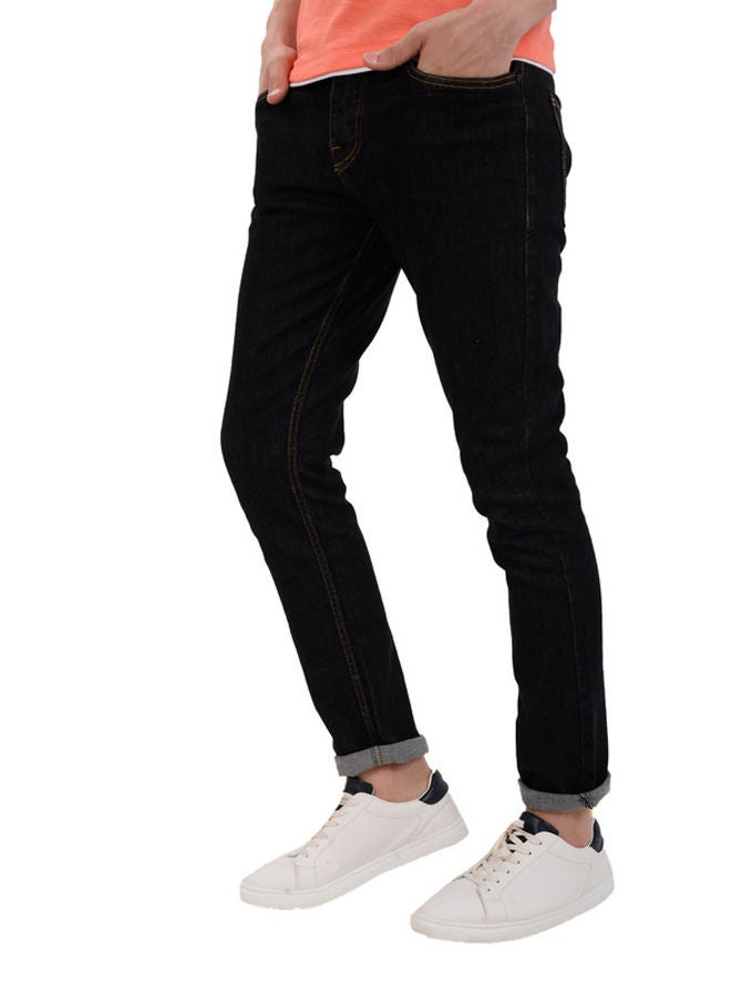 WHITE RABBIT White Rabbit Slim Fit Heather Black Jeans - Image 2