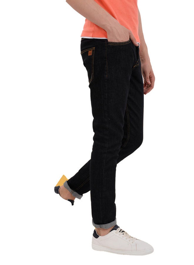 WHITE RABBIT White Rabbit Slim Fit Heather Black Jeans - Image 3