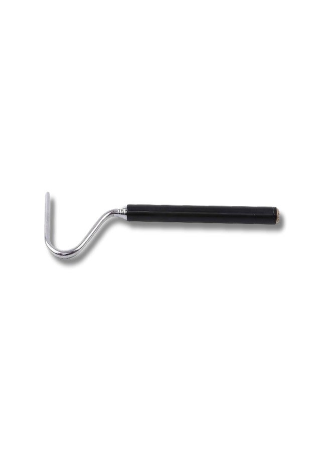 Efficacy Black Collapsible Stainless Steel Fruit Hook 28Cm | Retractable Convenient Hook for Garbage Lifting Lightweight Extendable Upto 100Cm Qty - 1 - Image 1