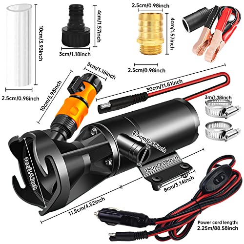 folconroad Macerator Pump for RV, 12V 12GPM RV Macerator with Quick-Release, Sewage Pump with Garden Hose Discharge Port for Marine, Campers, Kitchen, and Bathroom - Image 5