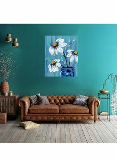 Generic DIY Acrylic Paint by Numbers Kit for Canvas Art Three Stunning Flower Designs with 3 Brushes & Bright Colors for Ages 812 Ideal Craft Activity 40x50cm  - Image 3