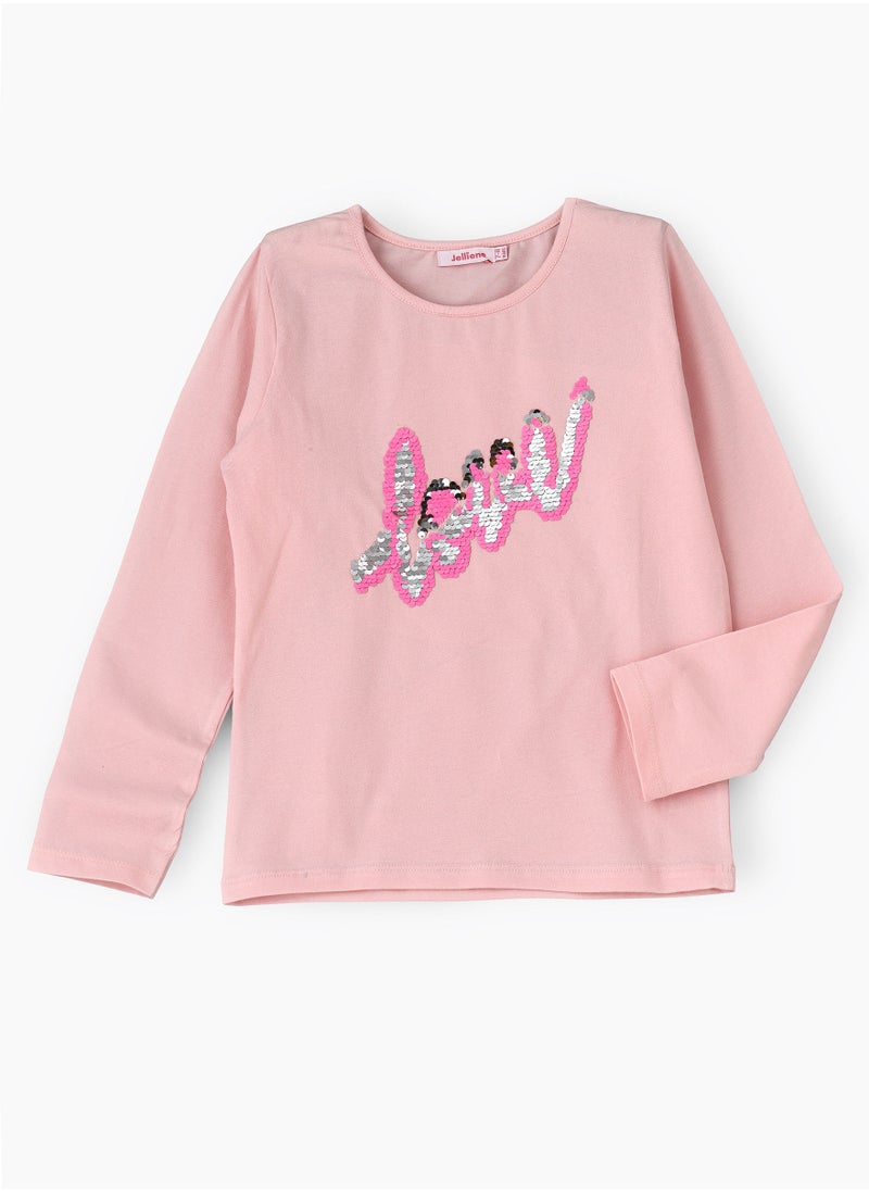 Jelliene - Sweat top with print at front - Image 1