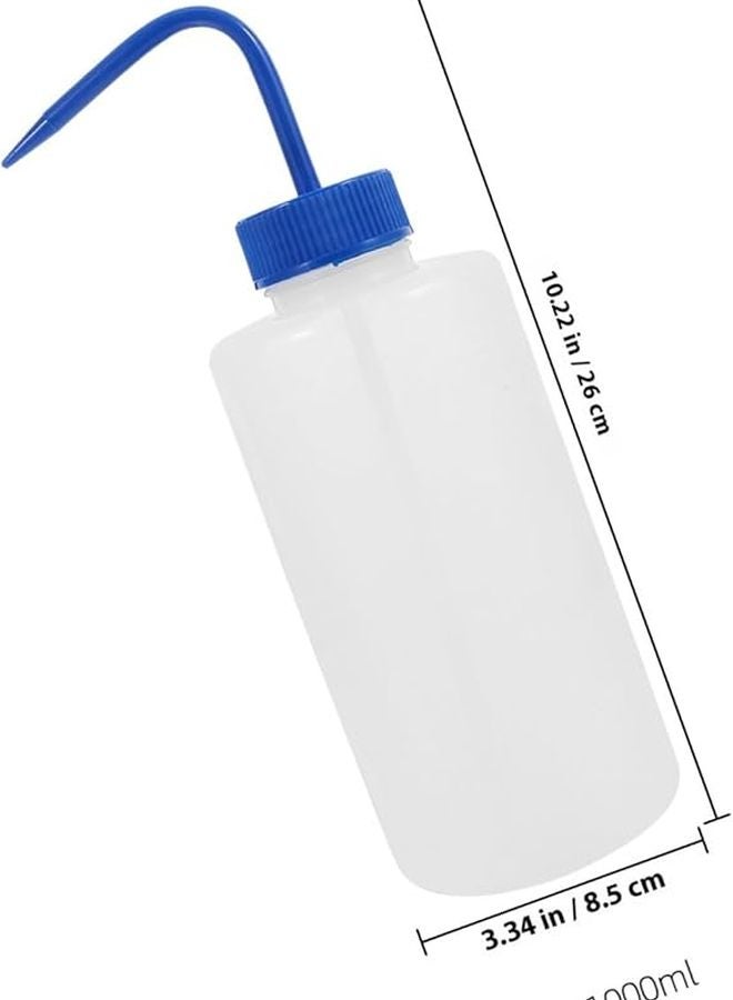 Transparent Wide Mouth Squeeze Bottle Leakproof for Tattoo Eyelash Cleaning Plant Watering - Image 2