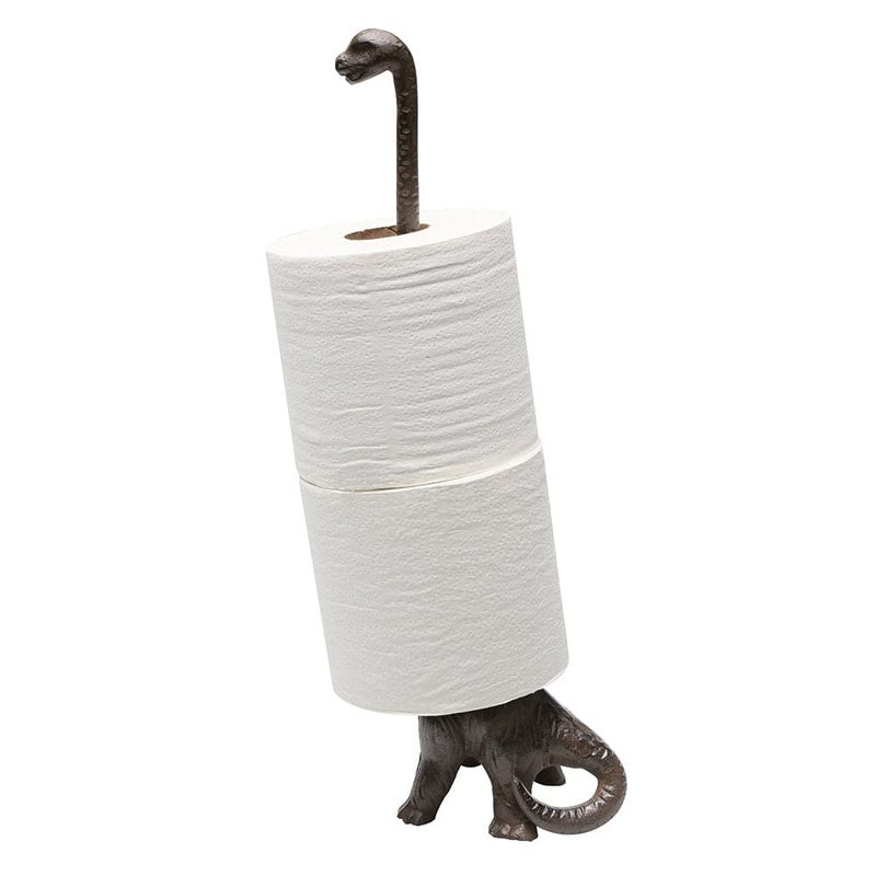 UD Toysdone Iron Dinosaur Paper Towel Holder - Image 1