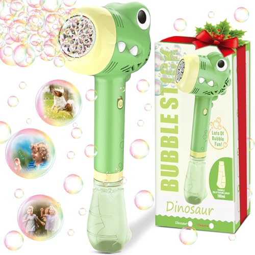 Zerhunt Bubble Machine for Kids | Outdoor Toys for Toddlers Age 3-5 | Perfect as a Gift for Party Favors Birthdays Valentine Halloween and Christmas | Battery Operated Bubble Wand for Easy Outdoor Use - Image 1