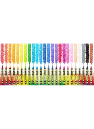 Bold  And Bright Paper Crayons, 24 Count - view 5
