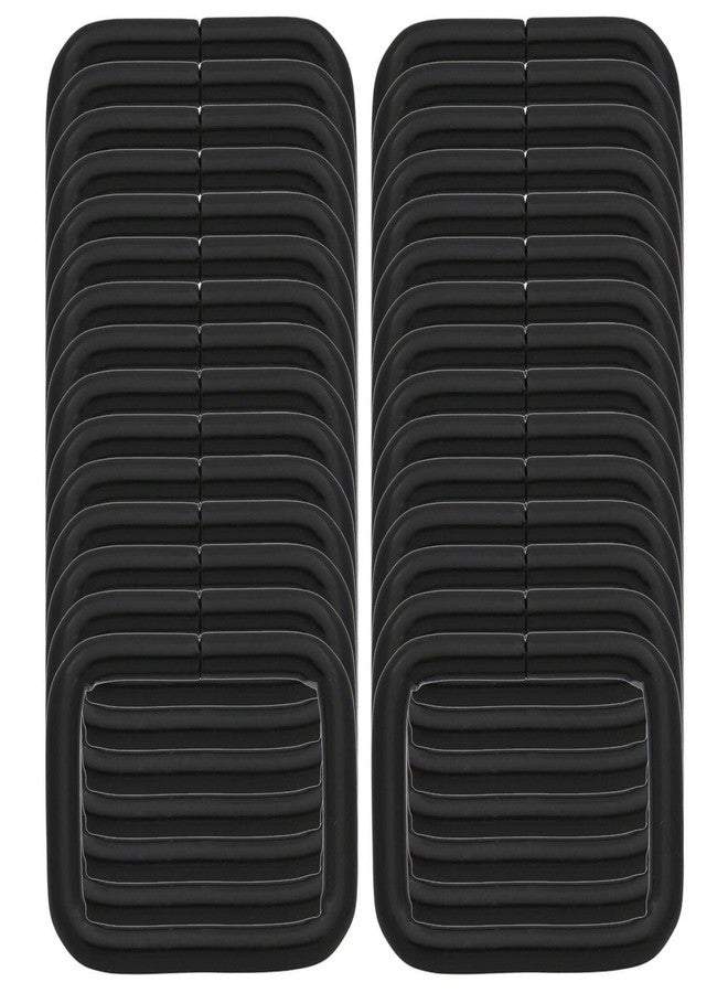 BIKICOCO Metal Rectangle Ring Buckles Square Strap Webbing Belt Rings for Bag Purse Non Welded 1 x 3/4 Inch, Black, Pack of 30 - Image 1