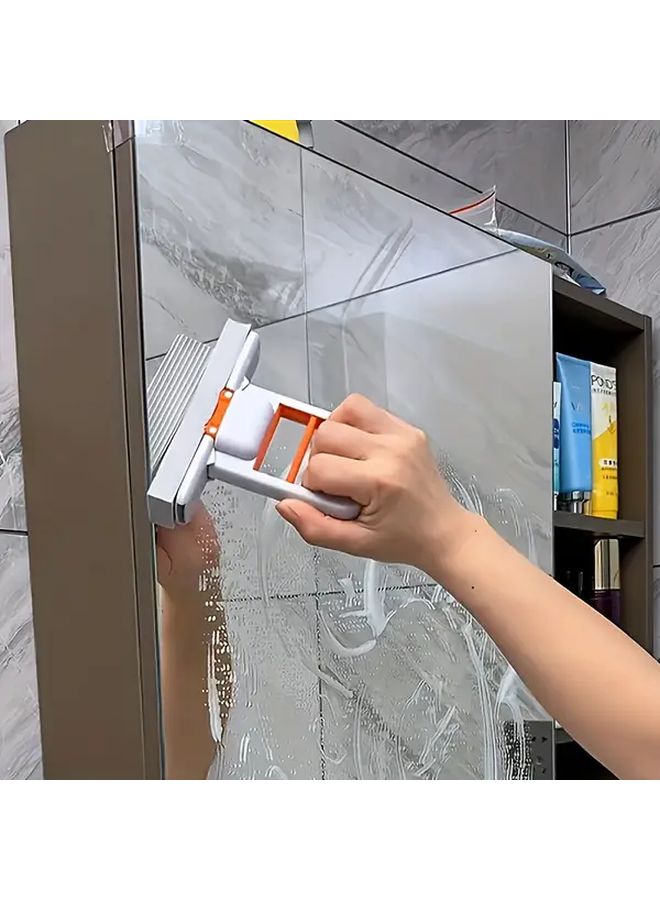 Retractable Mini Mop 2-in-1 Wet Dry Cleaning Tool Washable Pads 1pc - Image 1