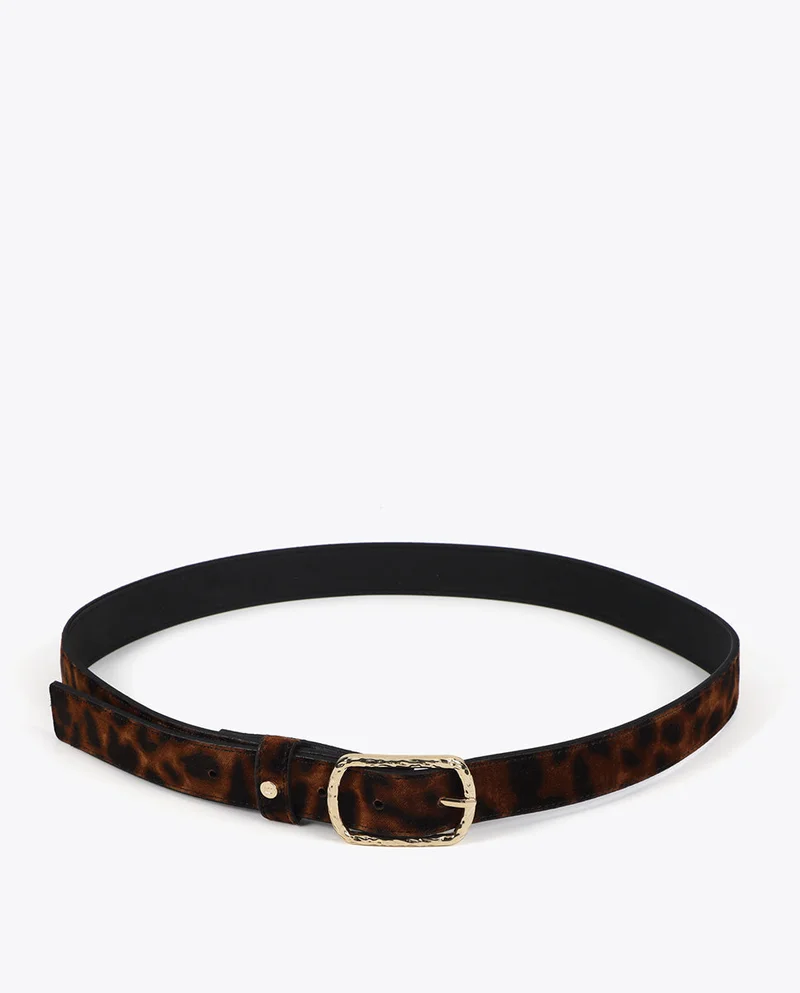 لولا كساديمونت حزام ضيق بطبعة جلد الفهد