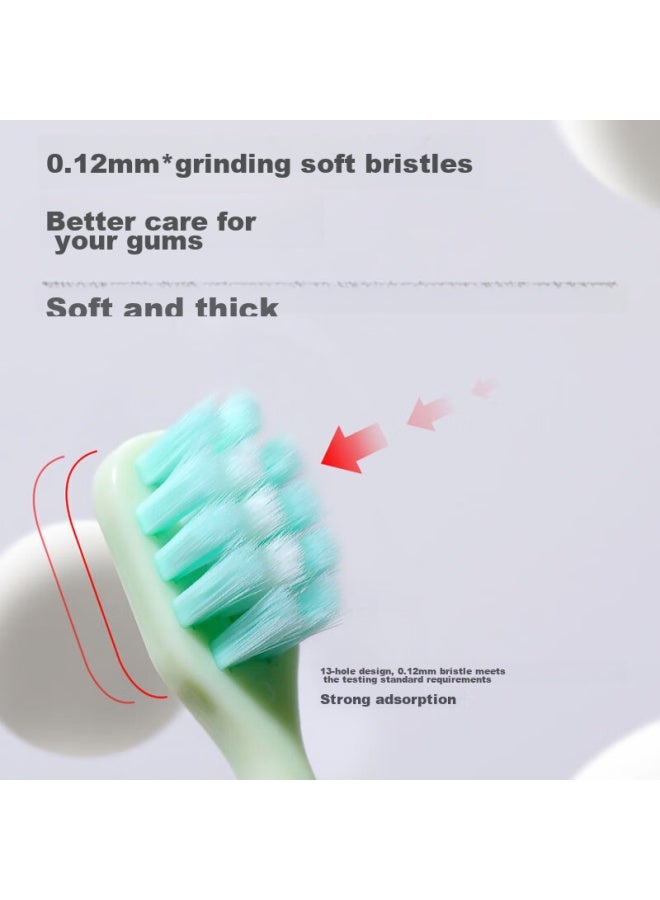 Cookss Children's Toothbrush For Ages 3-6 Ultra-soft Bristles Gum Protection Oral Cleaning Baby Training Toothbrush - Image 2