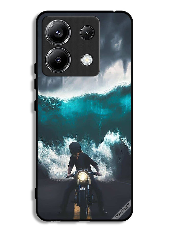 Covernex Xiaomi Redmi Note 13 Pro 5G Protective Case Cover Water Wave Art  - Image 1