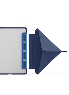 Terra Cover for iPad Terra 10th Generation 10.9 inch 2022 with Smart Pen Holder Slim Smart Cover with Kickstand 2 in 1 Blue/Clear  - Image 2