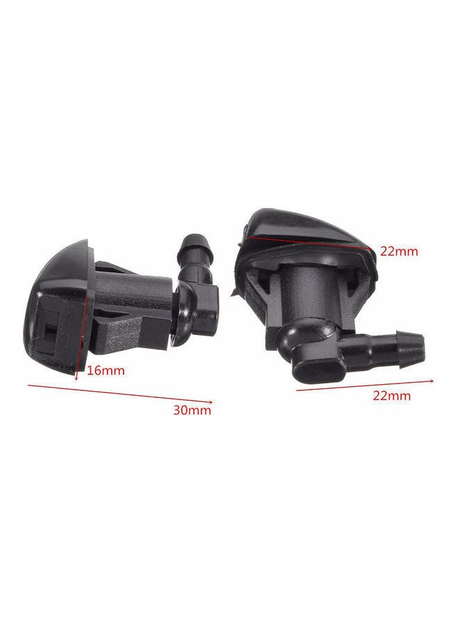 NIBEMINENT 2-Piece Front Windshield Washer Nozzle Set - Image 3