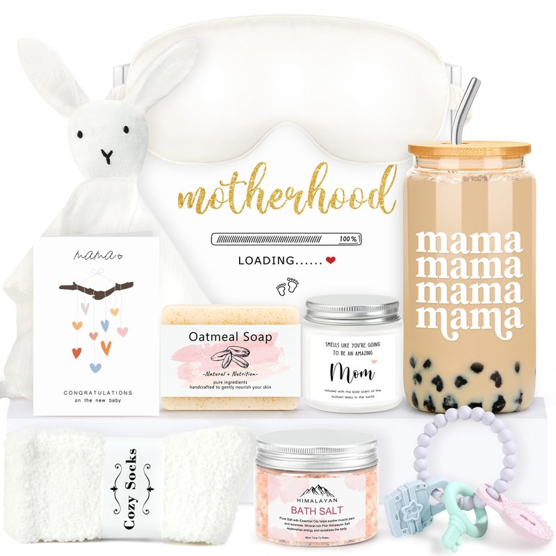 Launrada New Mom Care Package After Baby New Mom Gift Basket for Women After Birth Postpartum Gifts for Expecting Moms Baby Shower Gifts for Mommy To Be Cool Presents for Mother To Be First Time Moms Gift Set - Image 3