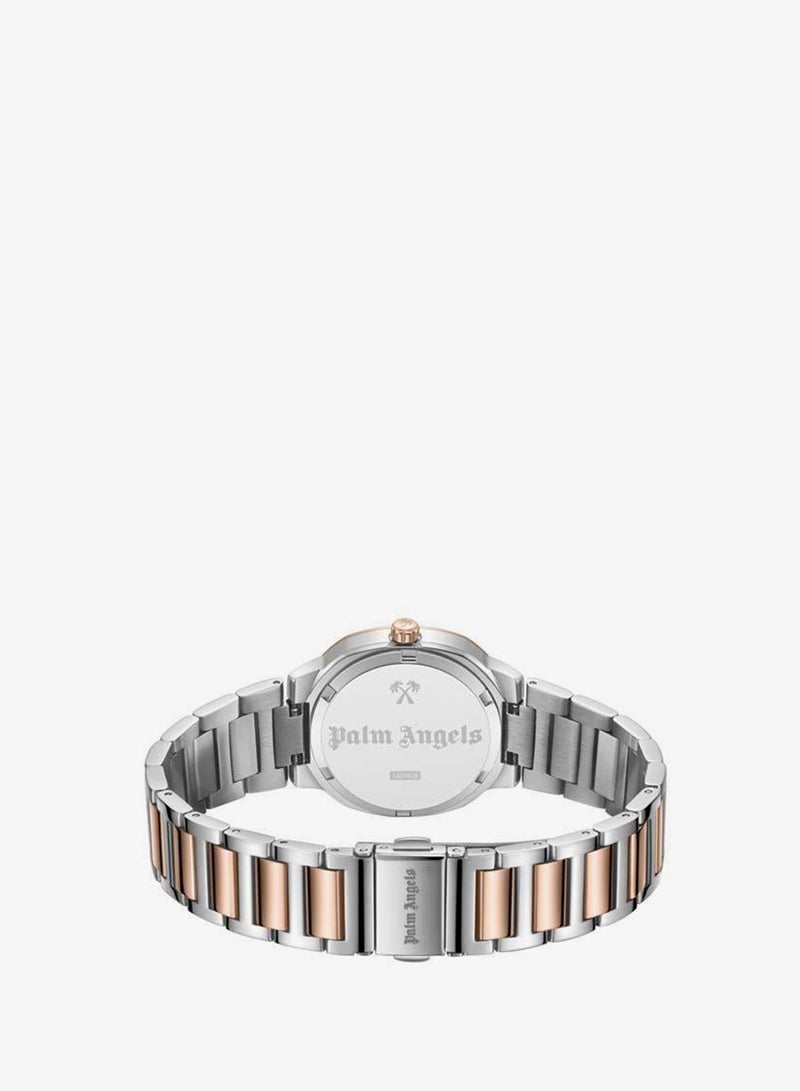 Palm Angels Nova White Mother-of-pearl Dial Stainless Steel Bracelet Analog Watch for Women, 32mm - Image 3