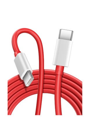 USB C to USB C Cable 3.3ft for Fast Charging and Data Transfer, 100W Max, Compatible with Android Devices, Tablets, Laptops, and Car Chargers - Red - pzsku/Z525A7D4771683BB0DD9CZ/45/1751526394/4ab8f951-cc58-46a1-a5f2-e8c98b9aab0a