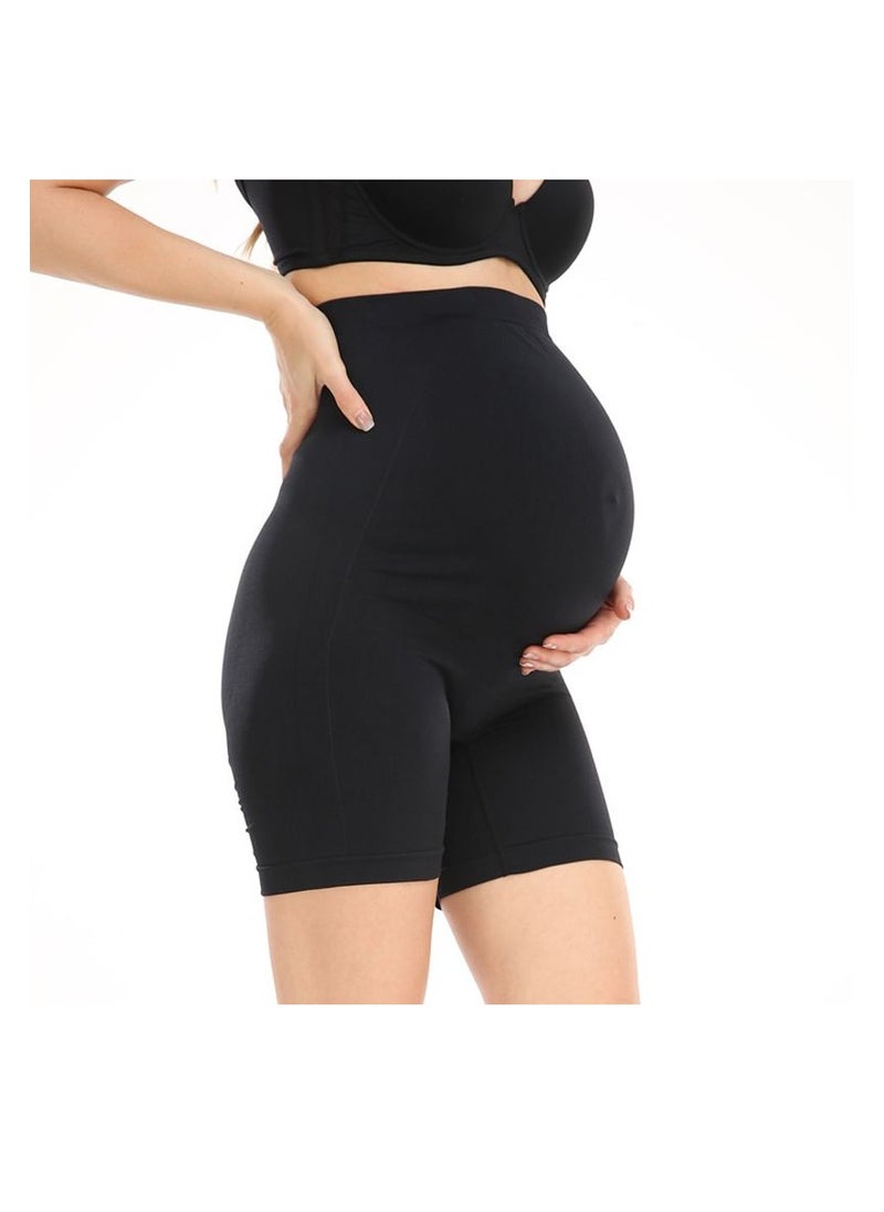Generic - Maternity shorts over belly pregnancy cycling shorts sports yoga sports maternity pants pajamas 2-piece set - Image 1