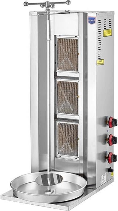 REMTA 3 Radiant Natural Gas (CE) Doner Grill 