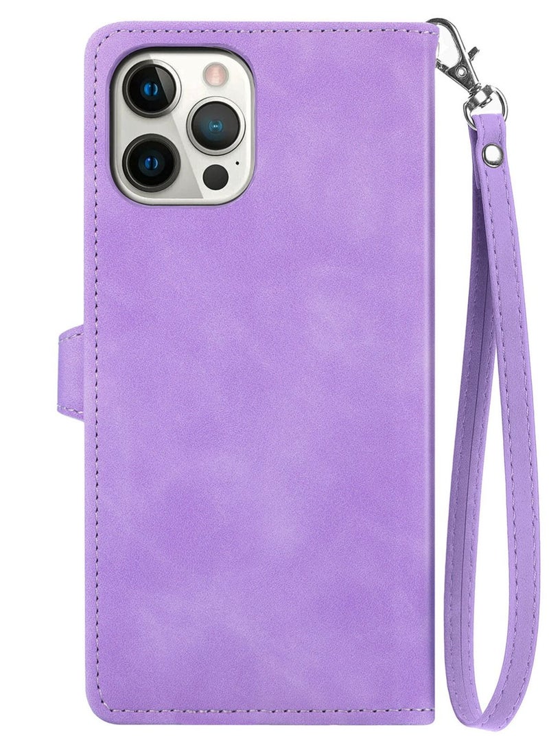 Loquat Suitable For iPhone Wallet Embossed Mobile Phone Leather Case  - Image 2