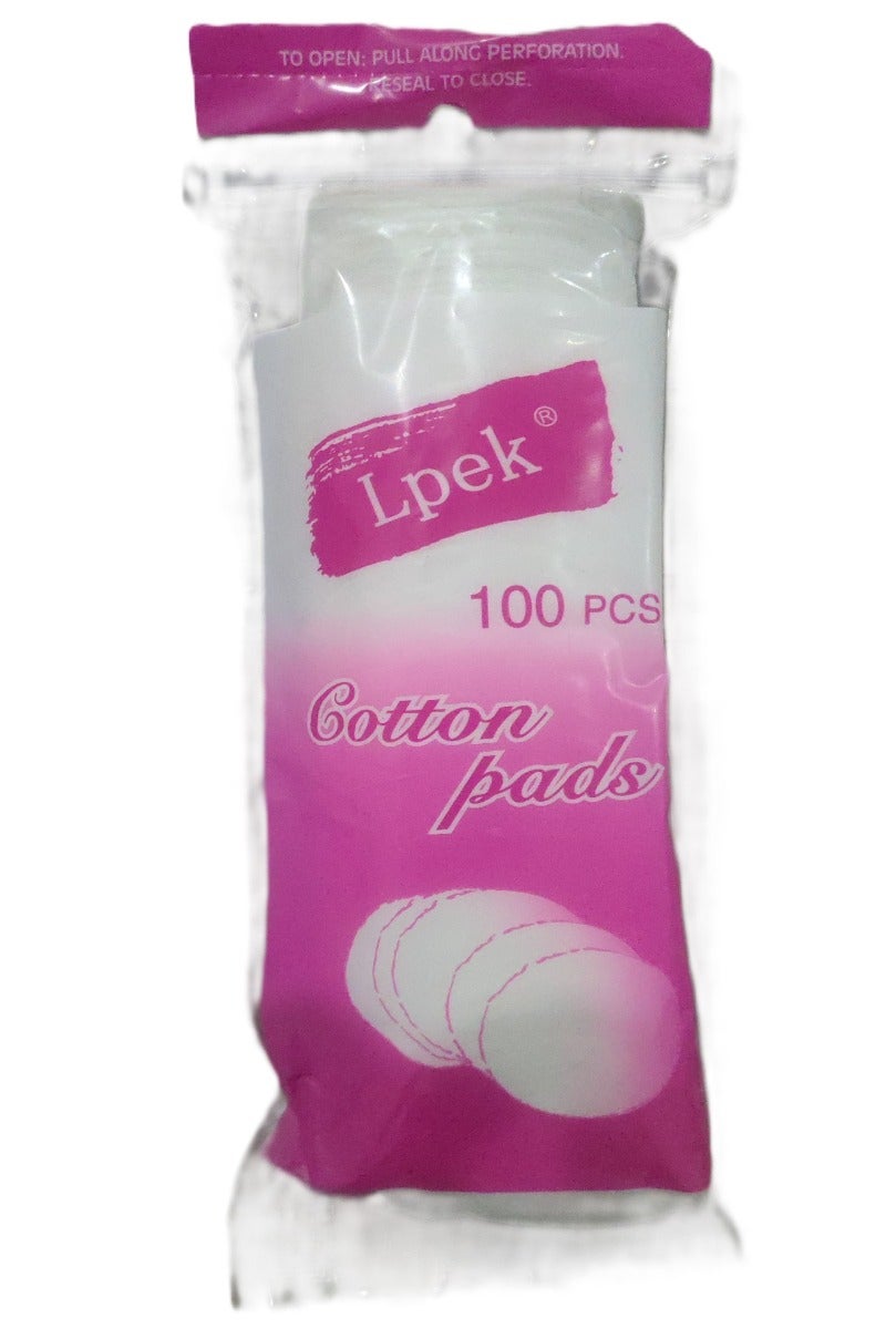 Generic Lpek Round Cotton Pads for Makeup Removal 100 Pieces 