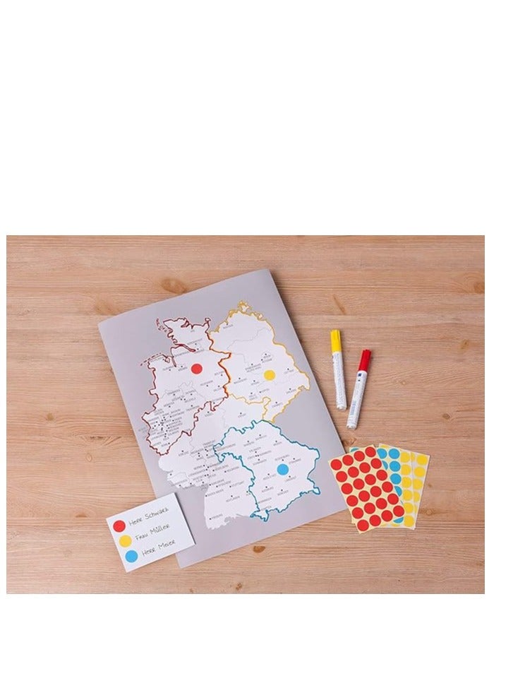 Avery 32-304 Packets of Dot Stickers (8 mm Dia, 560 Stickers) - Blue - Image 2