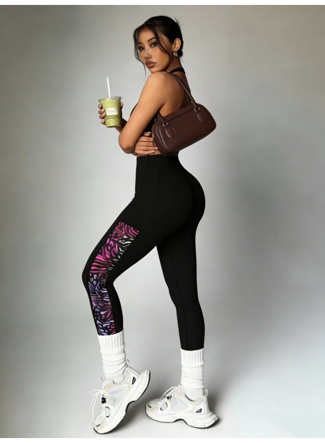 Sports Fitness Clothing Yoga Pants For Women, High-waisted, Hip-lifting, Yoga Naked-feel Peach Fitness Running Pants For Outdoor Women