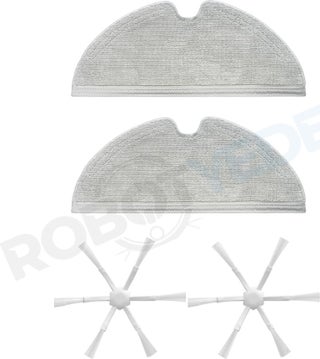 robotspare Xiaomi Vacuum Mop 2 (STYTJ03ZHM) Compatible Spare Mop and Side Brush - 4 Pieces - pzsku/Z525AB0039A2E99099071Z/45/_/1725892470/fa6a14c5-fc6d-4760-adfd-9adebf9b677b