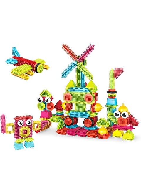 Toys112Pcs Hedgehog Blocks Stem Building Tiles Set Construction Learning Toy Stacking Interlock Block Bristle Creativity Beyond Imagination Inspirational Recreational Educational Ptb112