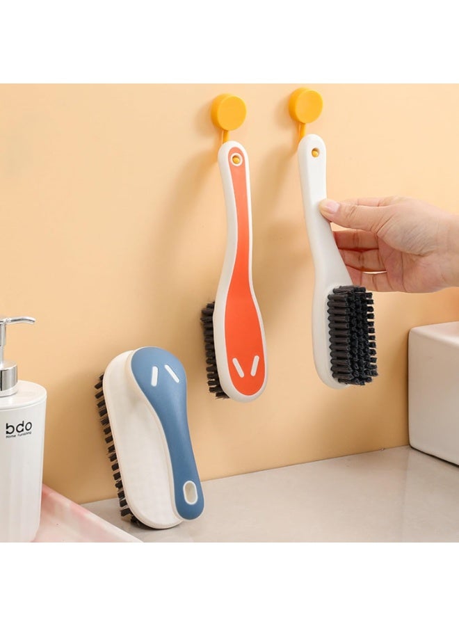 يلا جوي ناعمة فرشاة تنظيف فرشاة إزالة البقع فرشاة نسيج تنظيف فرشاة غسيل فرشاة تنظيف فرشاة تنظيف المنزل الصغيرة للسجاد والملابس والحمام والحذاء الرياضي-2 حزمة (أزرق) - Image 5