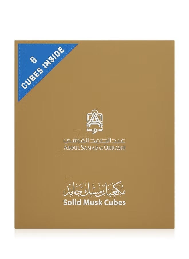 Abdul Samad Al Qurashi Pure White Musk Solid Cubes Box - Image 4