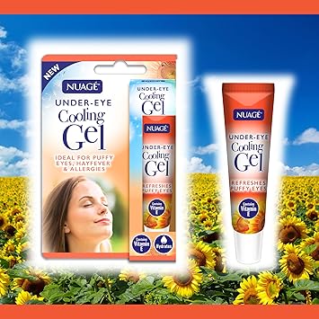 Nuage Under Eye Cooling Gel Ideal for Puffy Eyes Hayfever Allergies Hydrates Infused with Vitamin E 15ml - Image 4