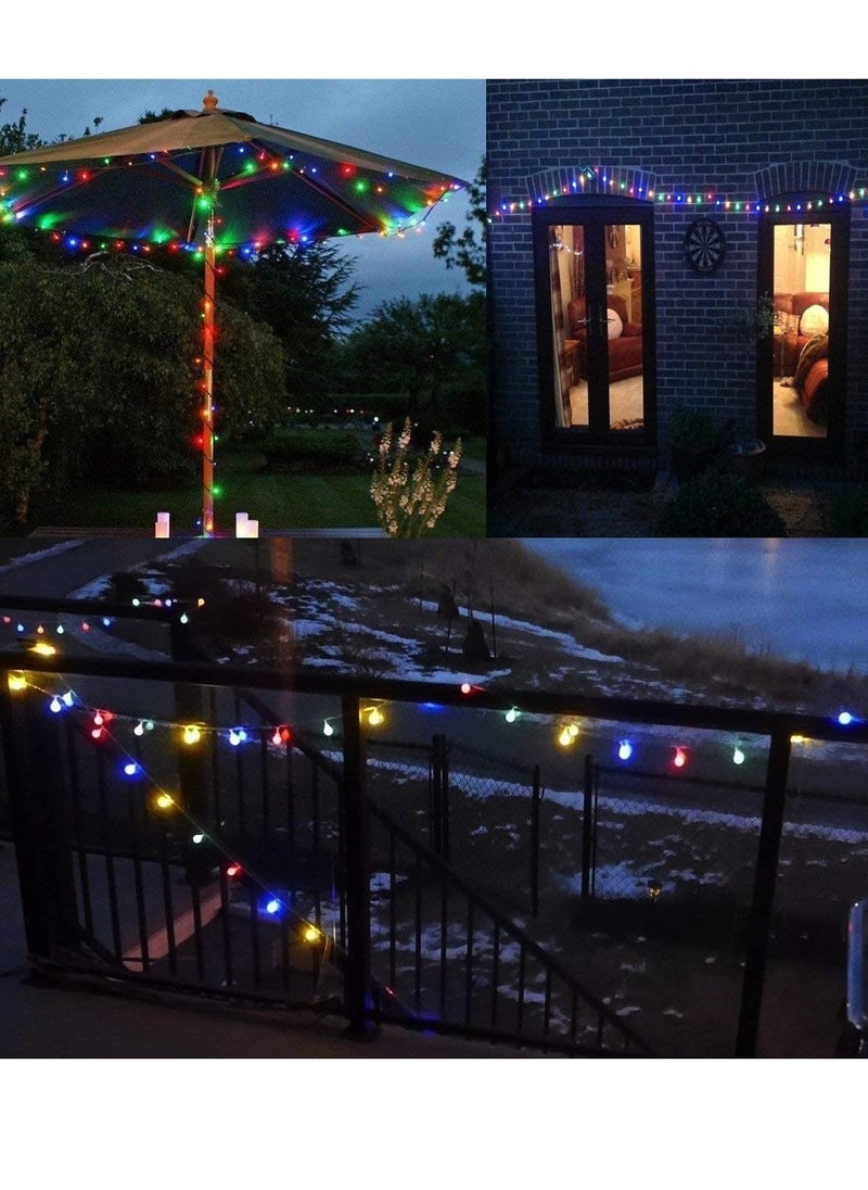 PAMEER - LED String Lights 5.5m 40 LED Multicolored Globe String Lights Plug Power LED Ball Lights RGB Fairy String Lights for Christmas Ramadan EID Diwali Wedding Home Birthday Party Decoration String Light - Image 1