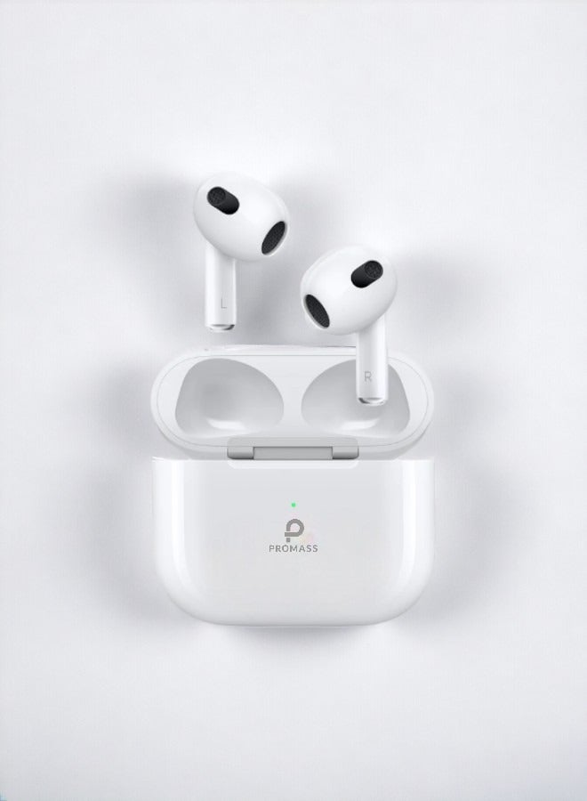 PROMASS Original Bluetooth Plus headset from Promas, a wireless Bluetooth headset that supports wireless charging, features clear sound and noise isolation, works on all mobile phones such as iPhon - Image 2