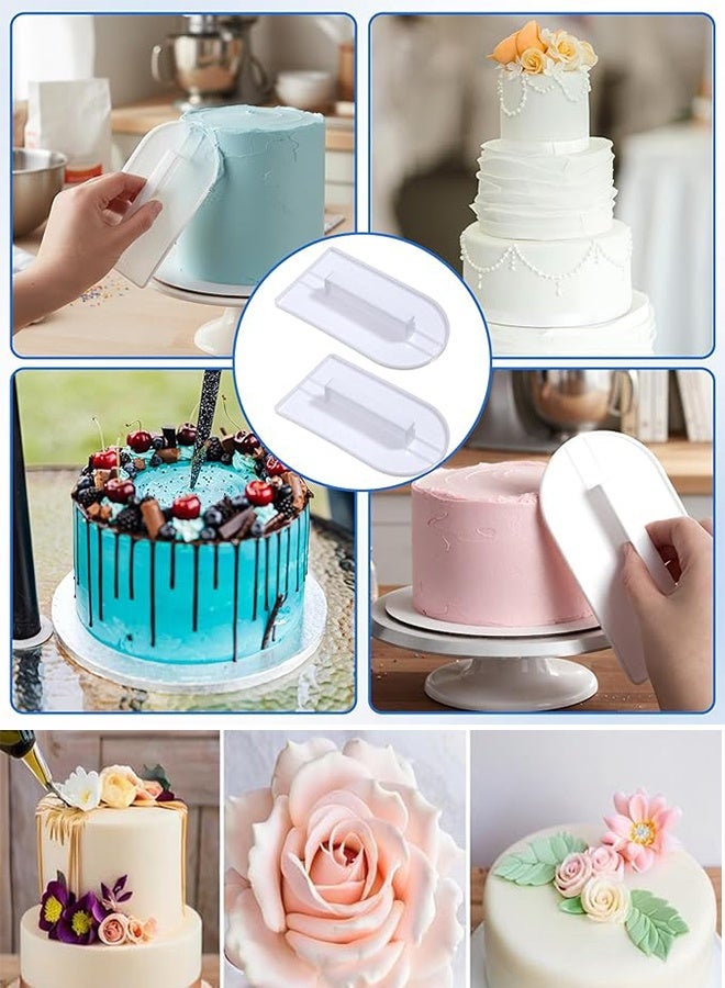 KANGLI 1 Pcs Easy-Glide Fondant Smoother White 5.3x3.14inch - Image 1