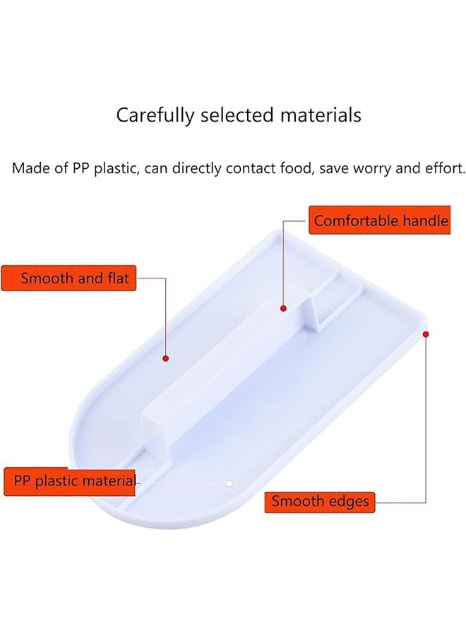 KANGLI 1 Pcs Easy-Glide Fondant Smoother White 5.3x3.14inch - Image 4