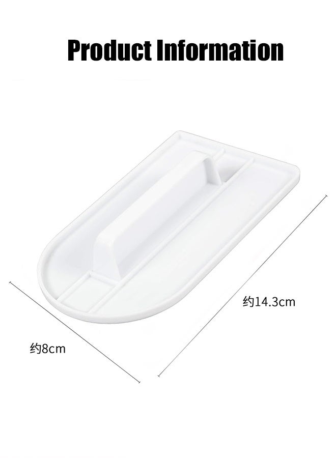 KANGLI 1 Pcs Easy-Glide Fondant Smoother White 5.3x3.14inch - Image 5
