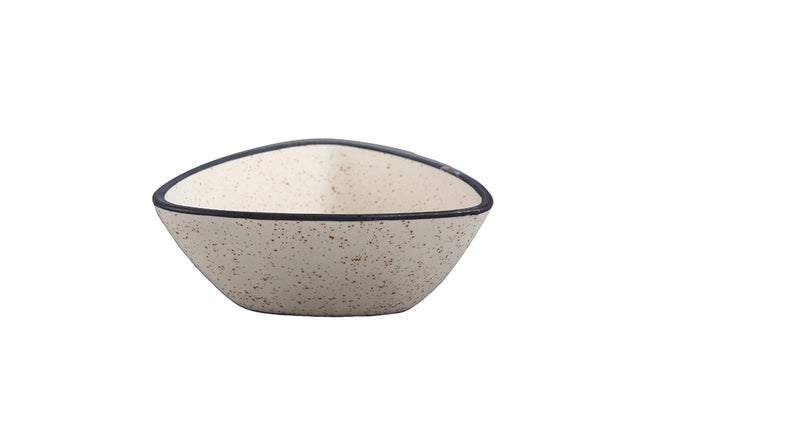 Caffeine Ceramic Handmade Glossy White Matte Katori Bowl - Set of 6 - Image 4