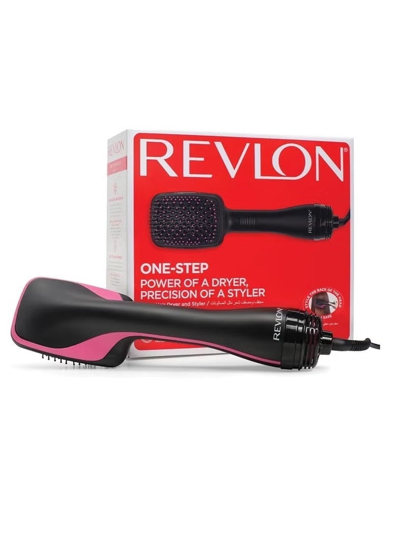 Revlon Perfect Heat One Step Dryer Styler 1100 Watts 2 heat speed setting Large paddle design Black - Image 1