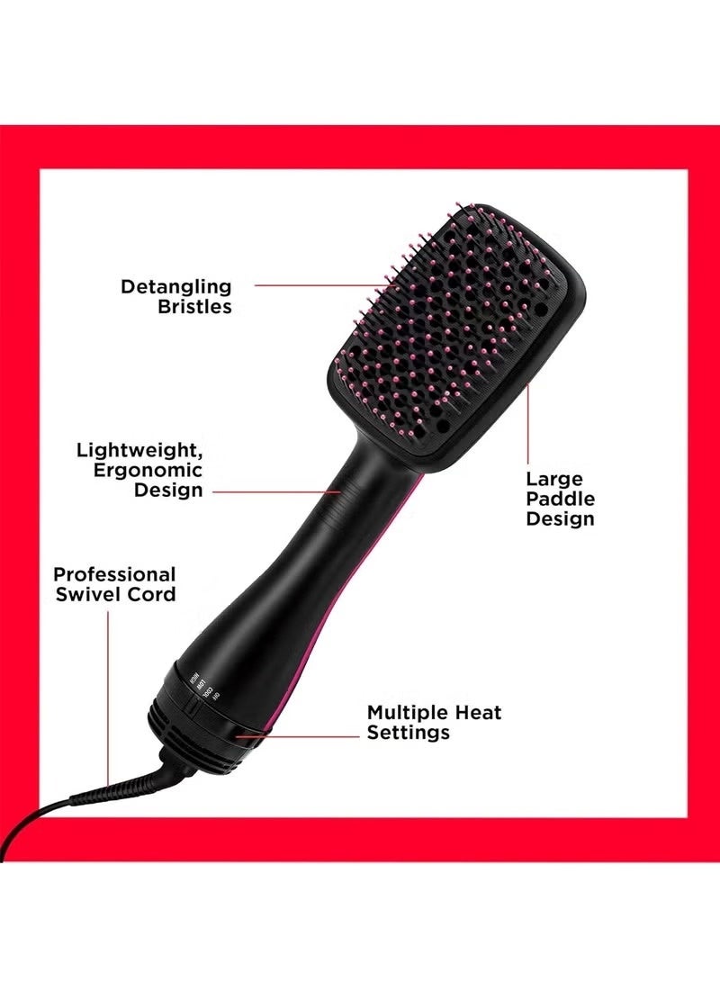 Revlon Perfect Heat One Step Dryer Styler 1100 Watts 2 heat speed setting Large paddle design Black - Image 3